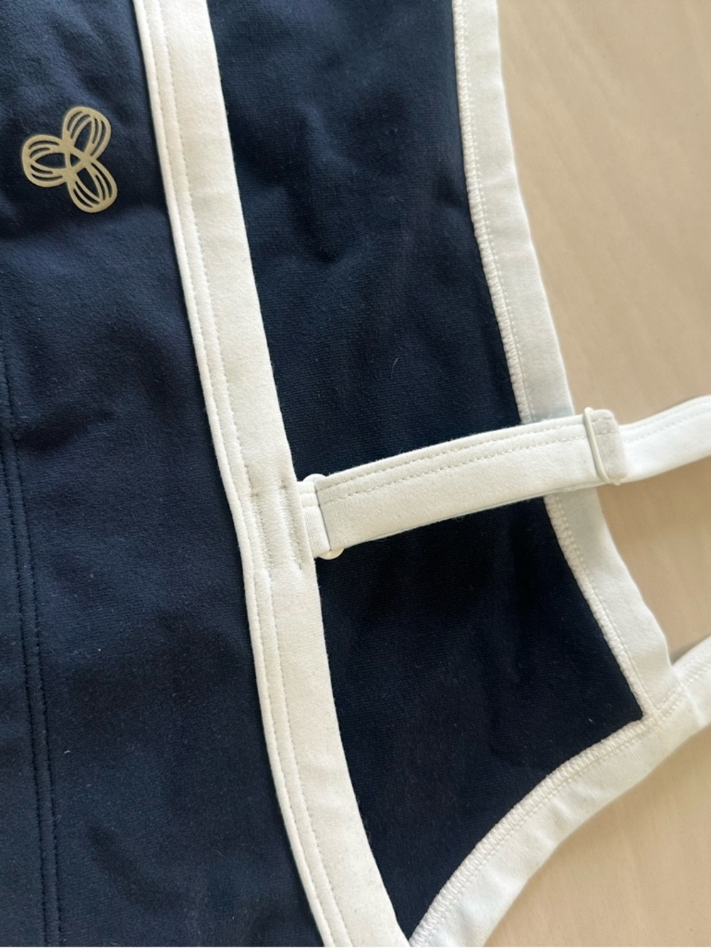 NWOT Aritzia Life Tumbler Bra Top - Navy and White - Picture 4 of 4